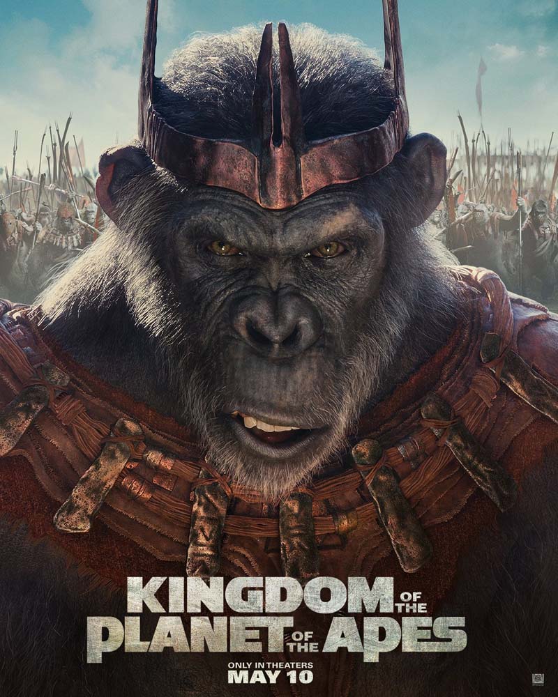 Персонажные постеры к фильму "Планета обезьян 4: Новое царство" (2024)