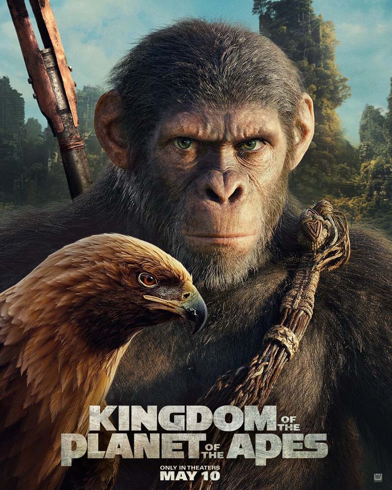Персонажные постеры к фильму "Планета обезьян 4: Новое царство" (2024)